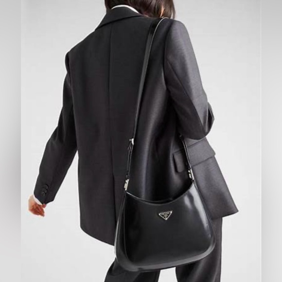 Prada Handbags - Authentic Prada Cleo Brushed Leather Shoulder Bag
